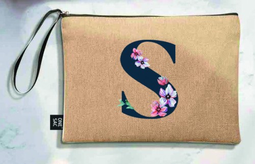 Tote bag lettre s - cadeaux de mariage